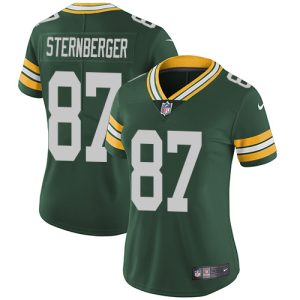 Terrific Packers #87 Jace Sternberger Green Team Color Women's Stitched NFL Vapor Untouchable Limited Jersey to showcase your team pride