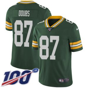 Amazing Packers #87 Romeo Doubs Green Team Color Men's Stitched NFL 100th Season Vapor Untouchable Limited Jersey for die hard Packers fans