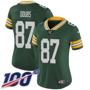 Amazing Packers #87 Romeo Doubs Green Team Color Women's Stitched NFL 100th Season Vapor Untouchable Limited Jersey to showcase your team pride