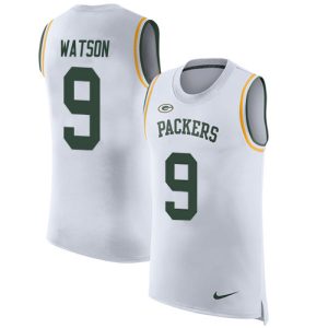Terrific Packers #9 Christian Watson White Men's Stitched NFL Limited Rush Tank Top Jersey to stand out at the stadium