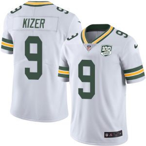 Unique Packers #9 DeShone Kizer White Men's 100th Season Stitched NFL Vapor Untouchable Limited Jersey to stand out at the stadium