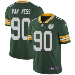 Unique Packers #90 Lukas Van Ness Green Team Color Men's 100th Season Stitched NFL Vapor Untouchable Limited Jersey to stand out at the stadium