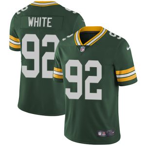 Impressive Packers #92 Reggie White Green Team Color Men's Stitched NFL Vapor Untouchable Limited Jersey for ultimate sports enthusiasts
