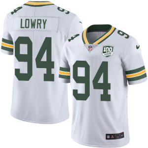 Gorgeous Packers #94 Dean Lowry White Men's 100th Season Stitched NFL Vapor Untouchable Limited Jersey to stand out at the stadium