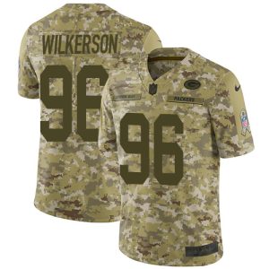 Amazing Packers #96 Muhammad Wilkerson Camo Youth Stitched NFL Limited 2018 Salute to Service Jersey for ultimate sports enthusiasts