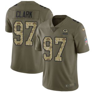 Fantastic Packers #97 Kenny Clark Olive/Camo Youth Stitched NFL Limited 2017 Salute to Service Jersey to showcase your team pride