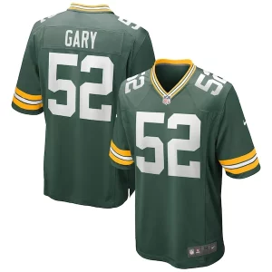Gorgeous Rashan Gary Green Bay Packers Nike Game Jersey   Green perfect for game day celebrations