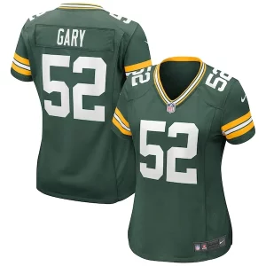 Fantastic Rashan Gary Green Bay Packers Nike Women's Game Jersey   Green to stand out at the stadium