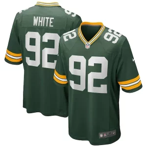 Terrific Reggie White Green Bay Packers Nike Game Retired Player Jersey   Green to stand out at the stadium