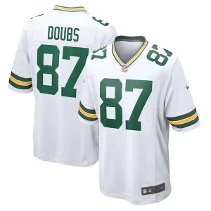 Outstanding Romeo Doubs Green Bay Packers Nike Game Player Jersey   White for die hard Packers fans