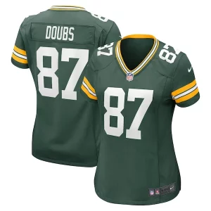 Terrific Romeo Doubs Green Bay Packers Nike Women's Player Game Jersey   Green perfect for game day celebrations