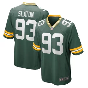 Gorgeous T.J. Slaton Green Bay Packers Nike Game Jersey   Green perfect for game day celebrations