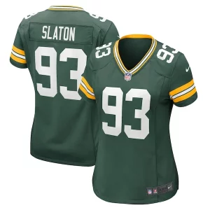 Outstanding T.J. Slaton Green Bay Packers Nike Women's Game Jersey   Green to stand out at the stadium