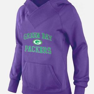 Stunning Women's Green Bay Packers Heart & Soul Pullover Hoodie Purple to showcase your team pride