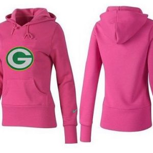 Unique Women's Green Bay Packers Logo Pullover Hoodie Pink a must have addition to your collection