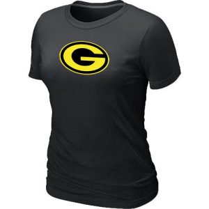 Fantastic Women's Green Bay Packers Neon Logo Charcoal T Shirt Black to stand out at the stadium