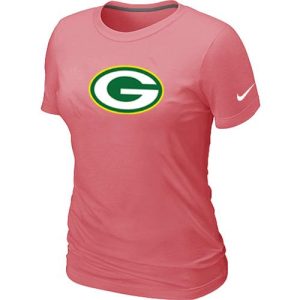 Gorgeous Women's  Green Bay Packers Pink Logo T Shirt to stand out at the stadium