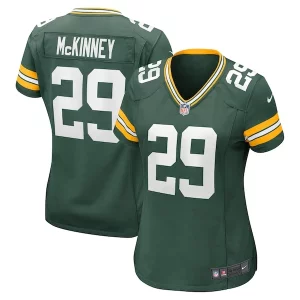 Stunning Xavier McKinney Green Bay Packers Nike Women's Team Game Jersey   Green to stand out at the stadium